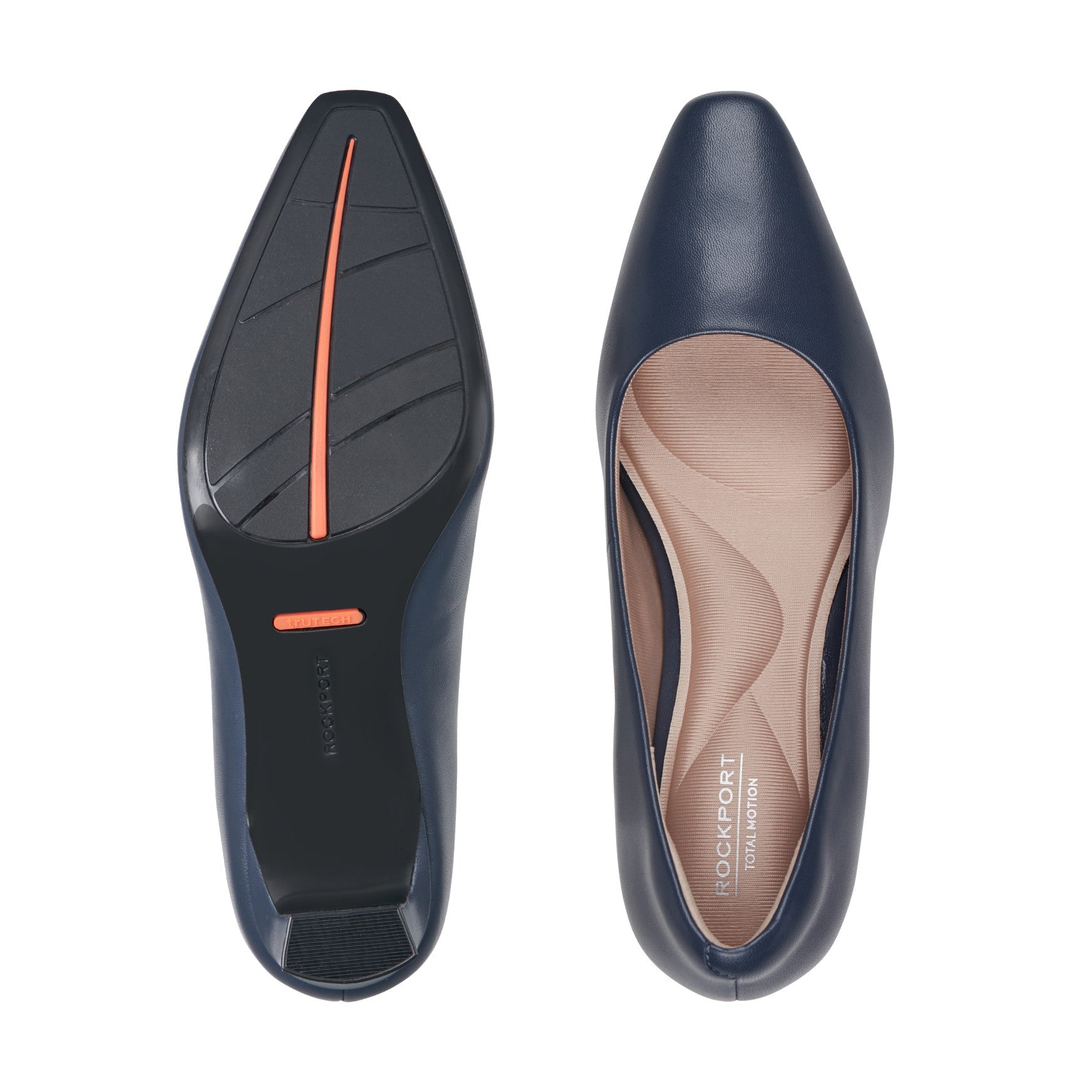 Rockport Women / Total Motion Merida Classic Dress Pumps - Dark Blue Leather
