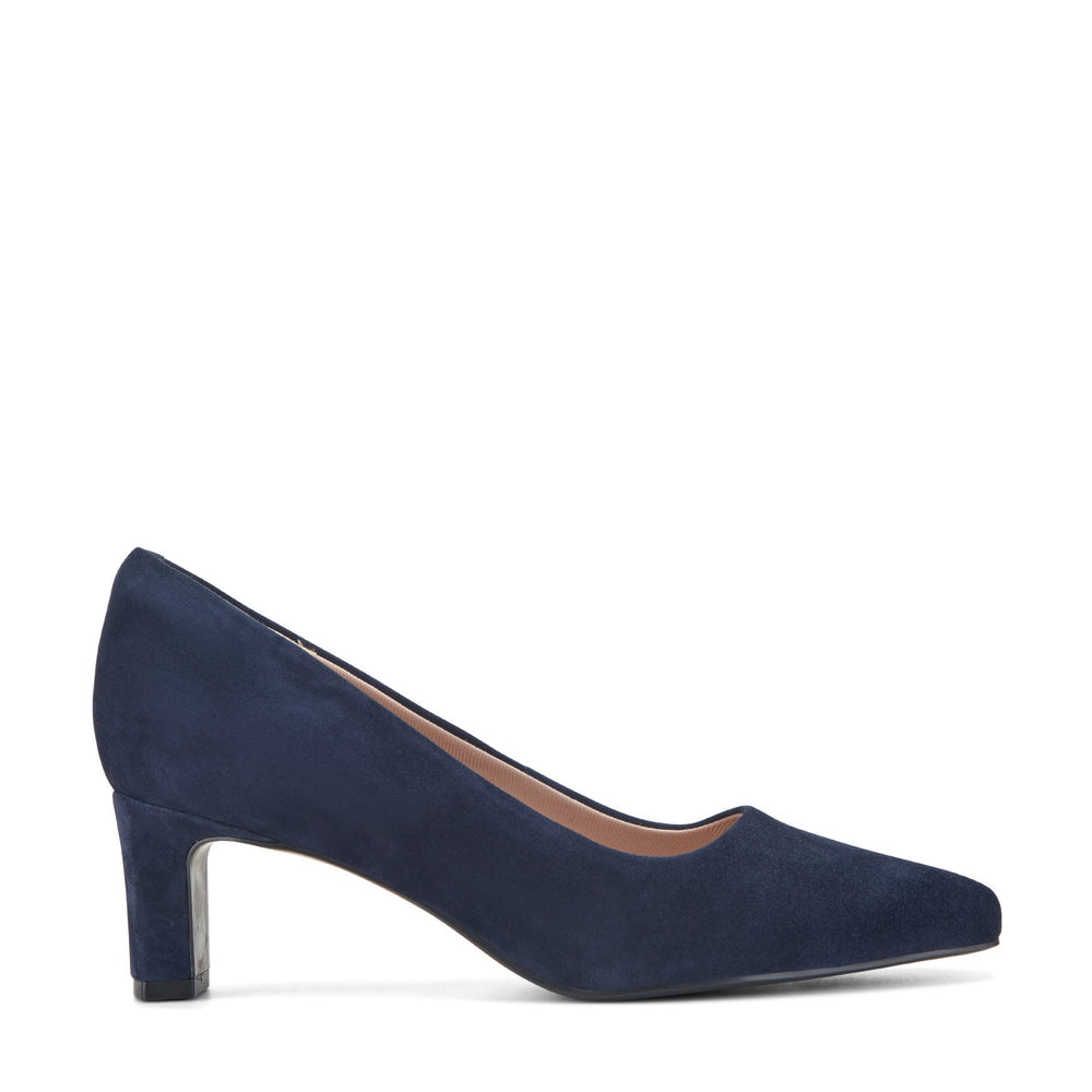 Rockport Women / Total Motion Merida Classic Dress Pumps - Dark Blue Suede