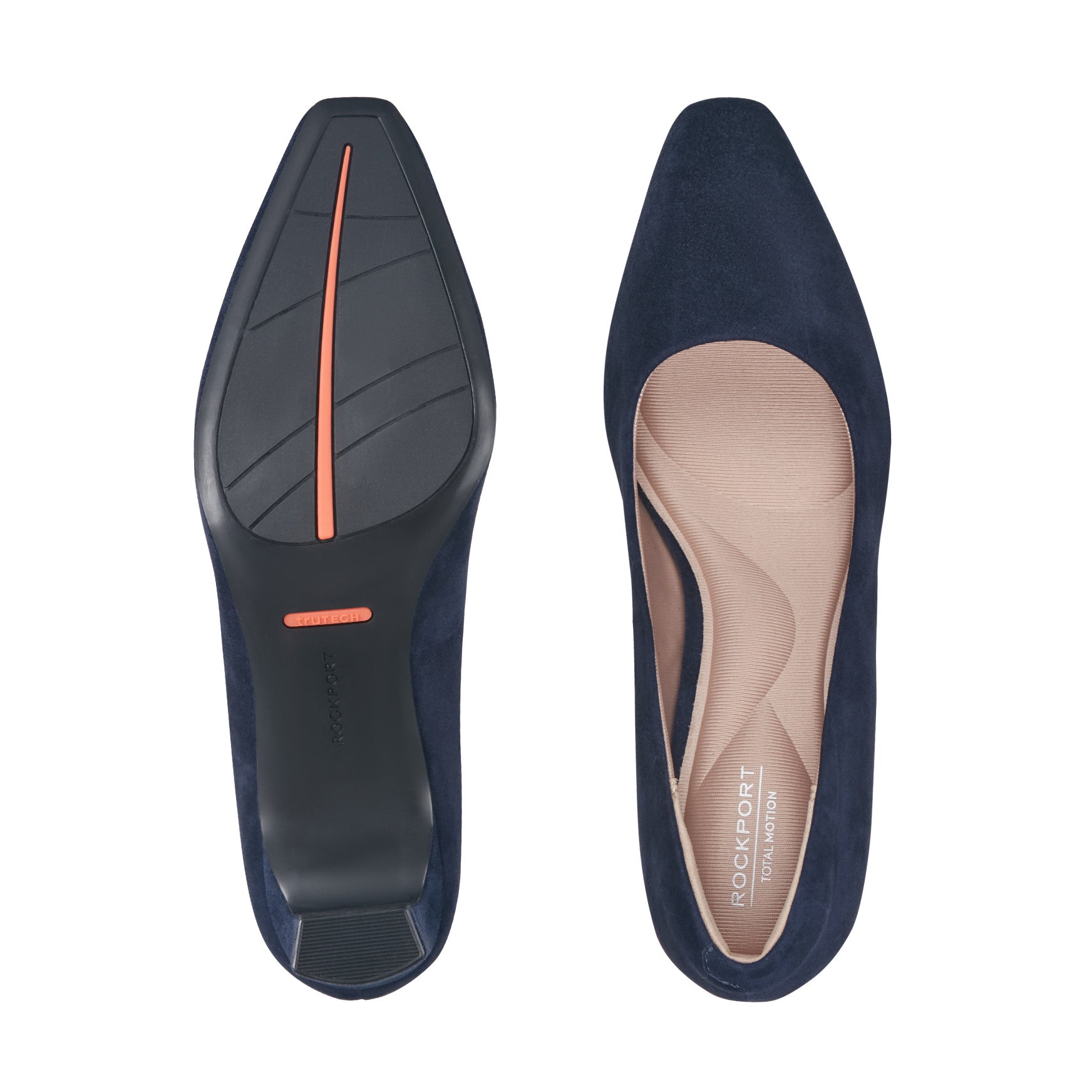 Rockport Women / Total Motion Merida Classic Dress Pumps - Dark Blue Suede