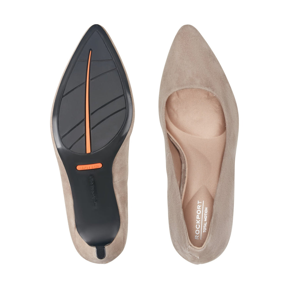 Rockport Women / Juliet Total Motion Dress Pumps - Light Brown Suede