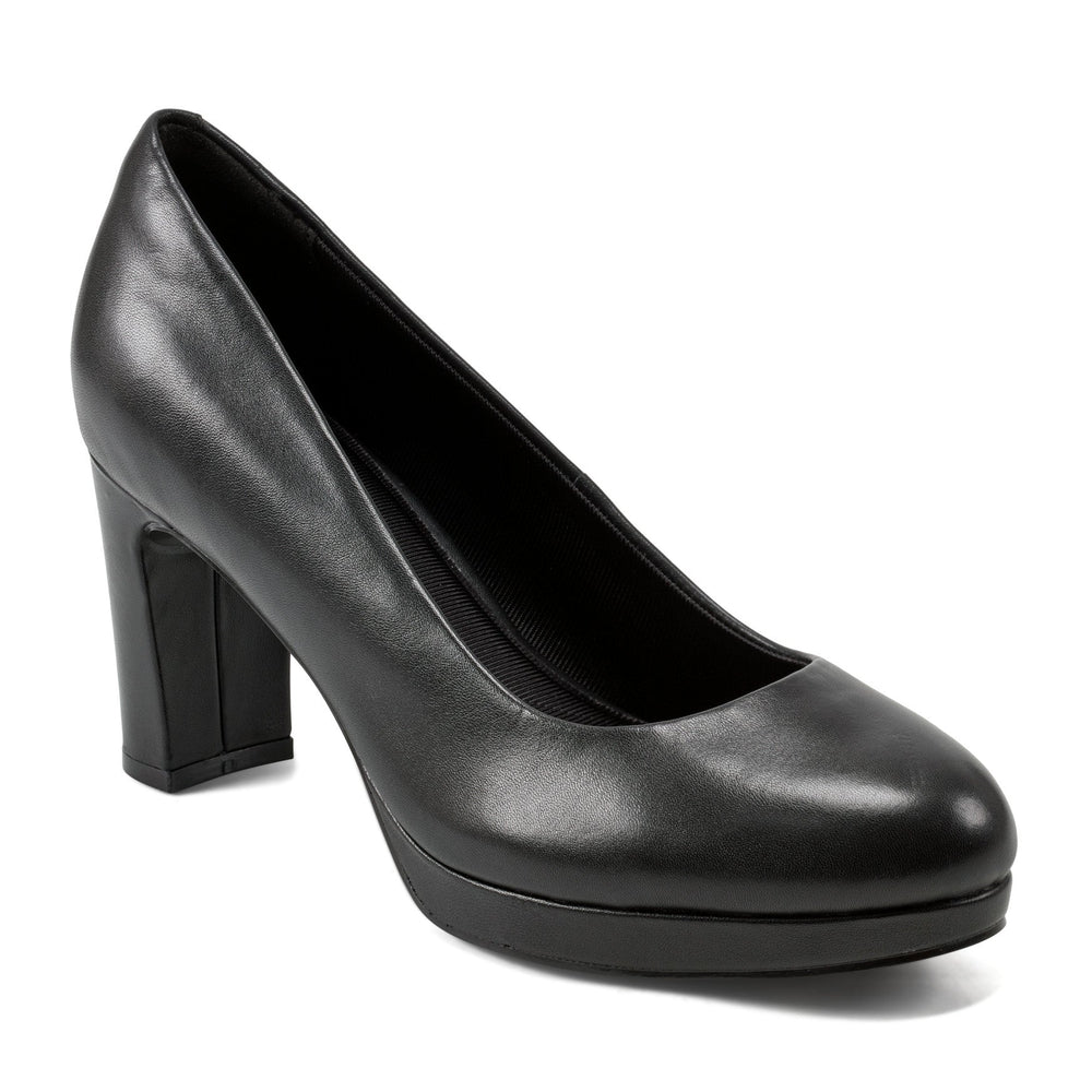 Rockport Women / Carmen Total Motion Platform Pumps - Black Leather