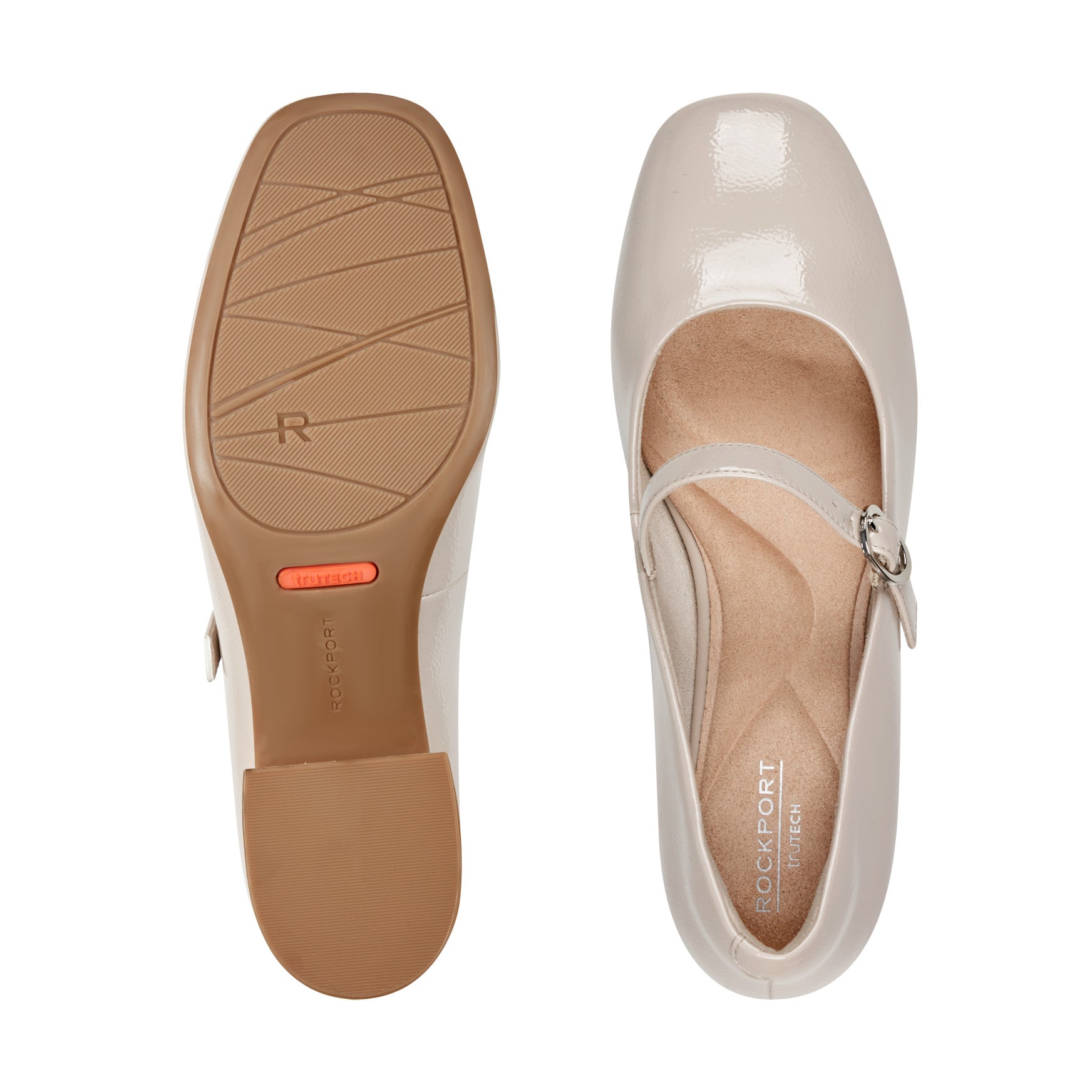 Rockport Women / Xena Block Heel Mary Jane Pumps - Light Natural