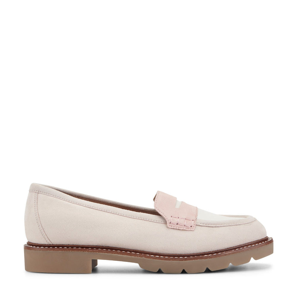 Rockport Women / Kacey Penny Loafer - Light Pink Suede