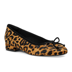 Rockport Women / Sadie Square Toe Slip-on Ballet Dress Flats - Leopard