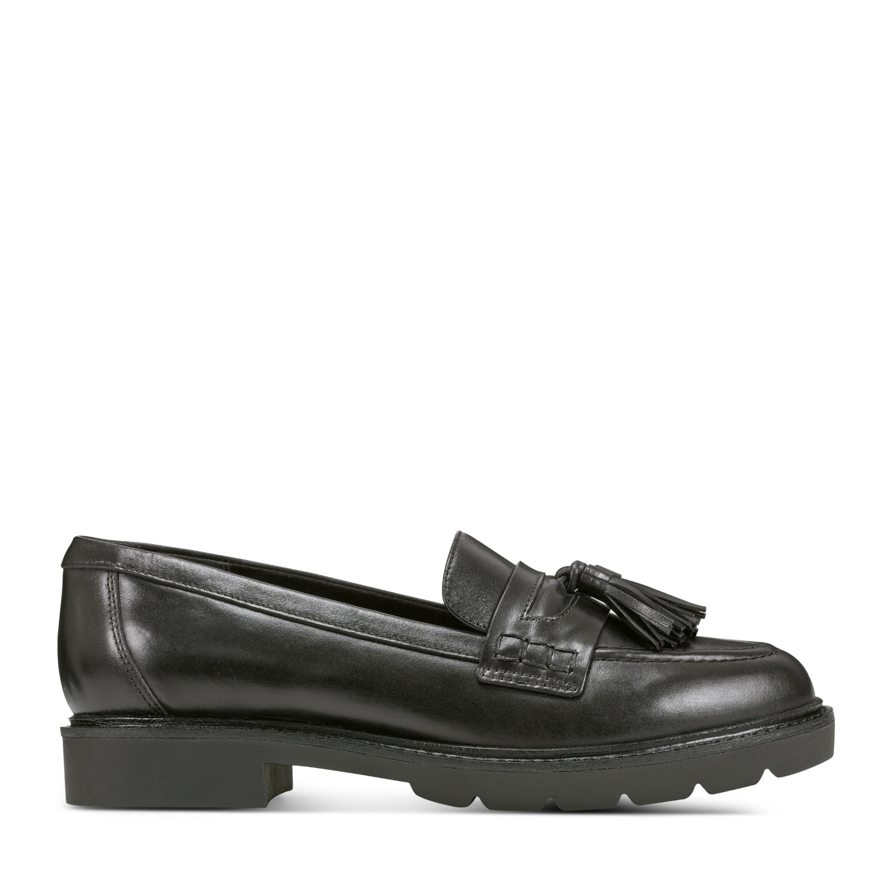 Rockport Women / Kiara Tassel Loafers - Black Leather