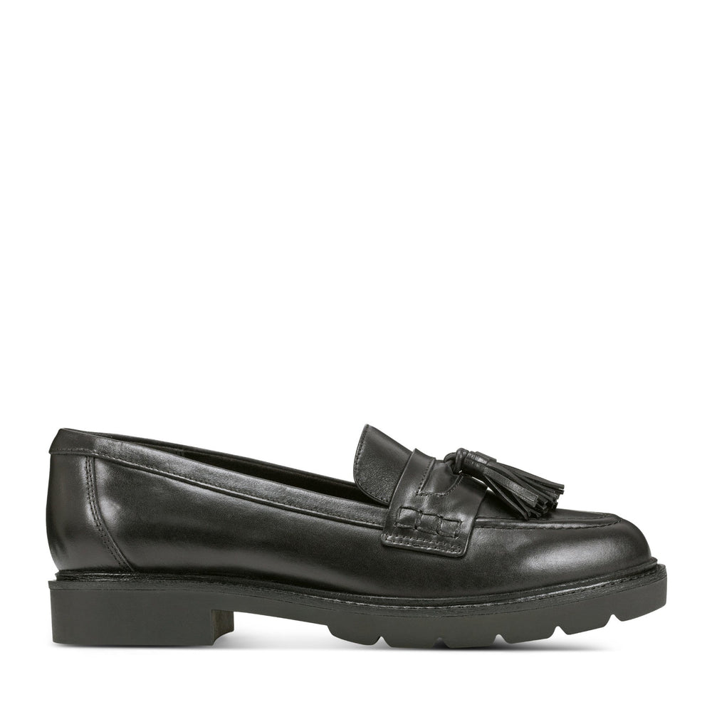 Rockport Women / Kiara Tassel Loafers - Black Leather