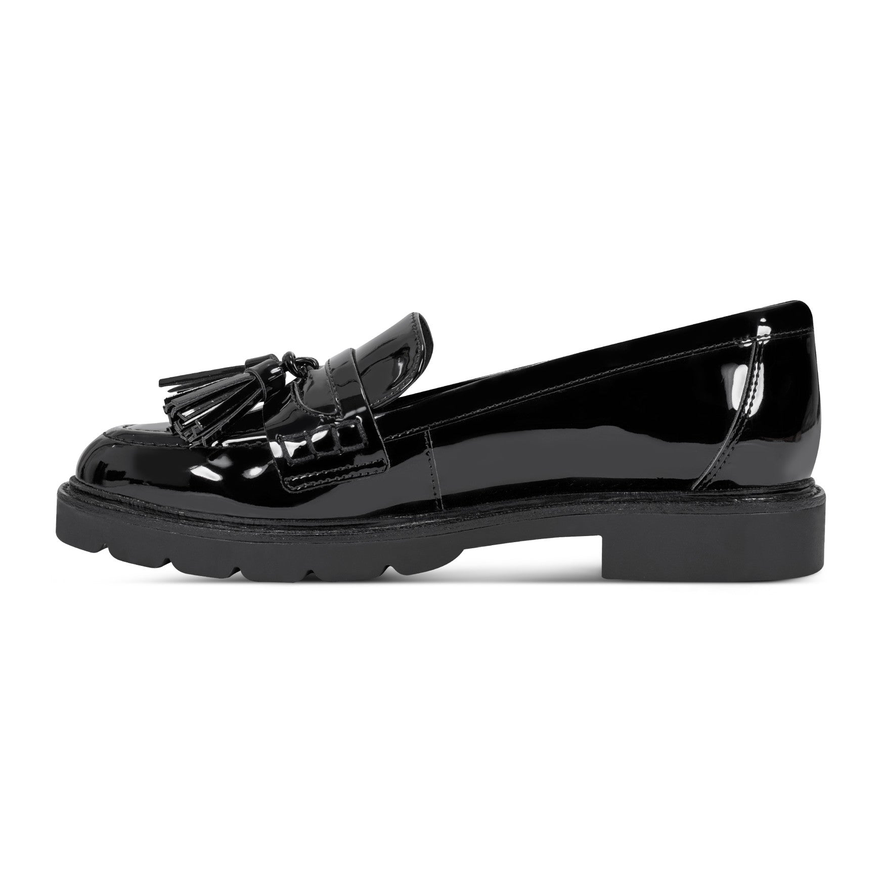 Rockport Women / Kiara Tassel Loafers - Black Patent