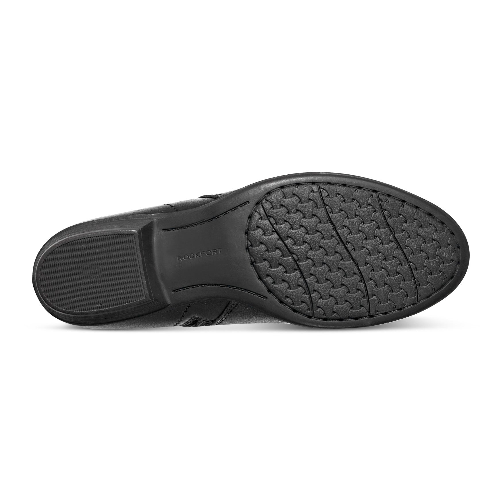 Rockport Women / Carly Side Zip Casual Ankle Booties - Black Leather
