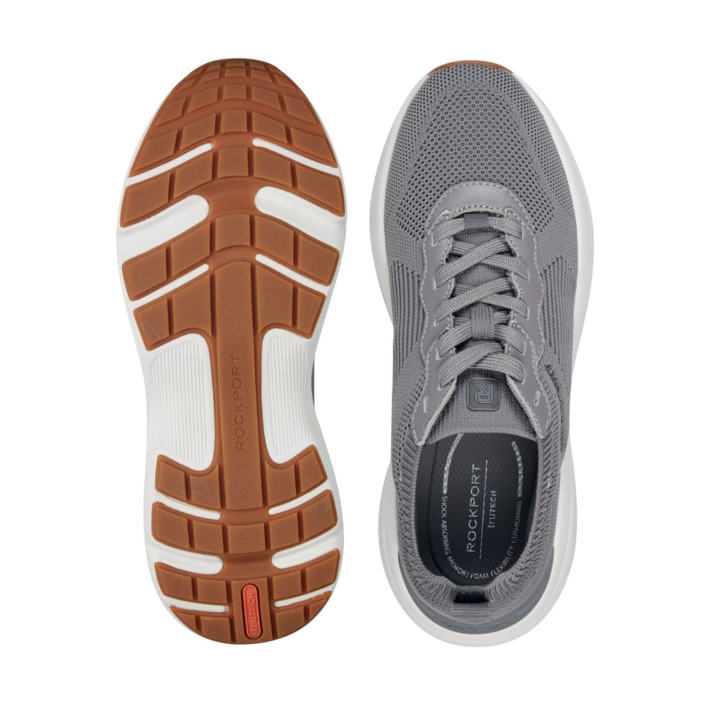 Rockport Women / Delfina Lace-up Casual Sneakers - Medium Gray
