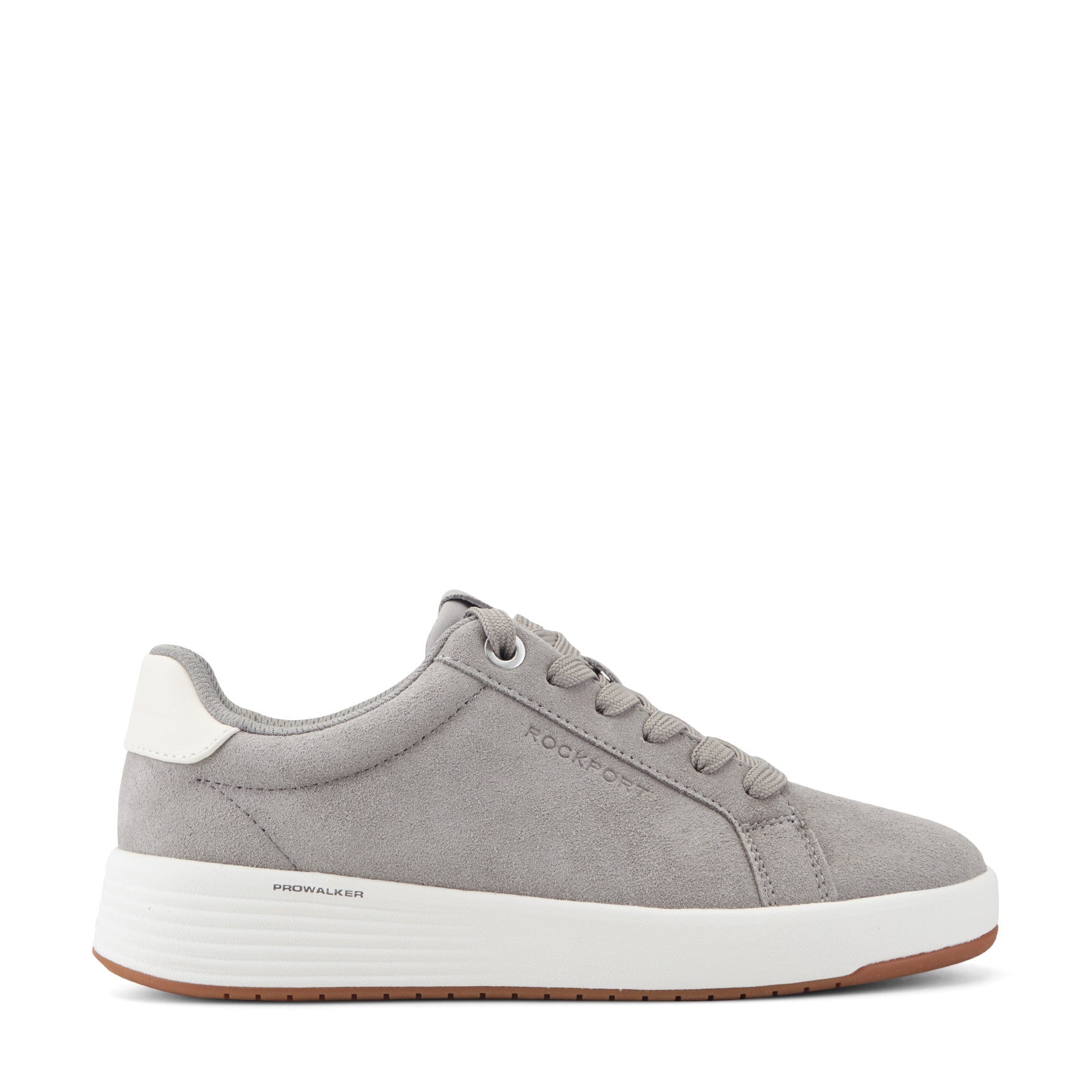 Rockport Women / ProWalker Elara Lace-up Casual Sneakers - Medium Gray Suede