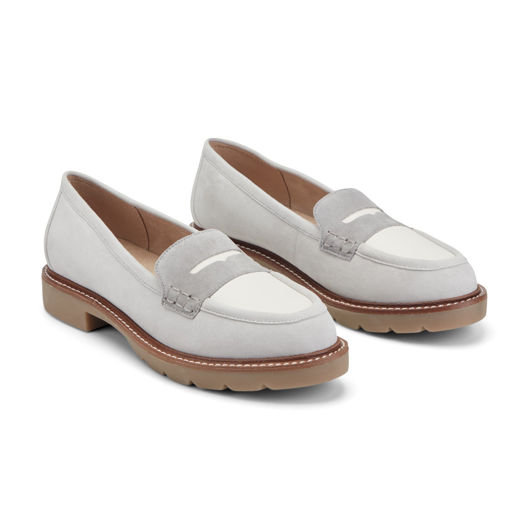Rockport Women / Kacey Penny Loafer - Light Blue Suede