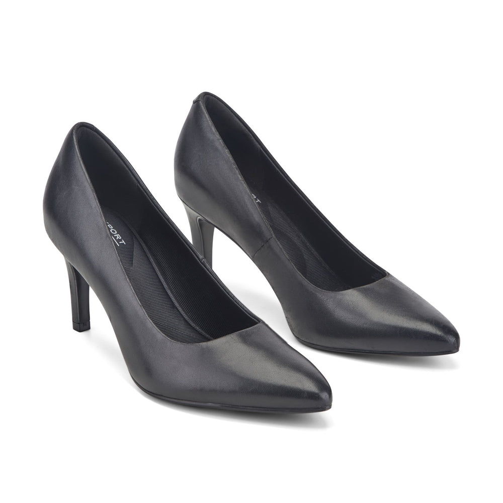 Rockport Women / Juliet Total Motion Dress Pumps - Black Leather