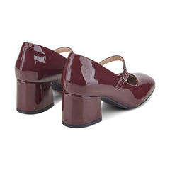 Rockport Women / Xena Block Heel Mary Jane Pumps - Dark Red