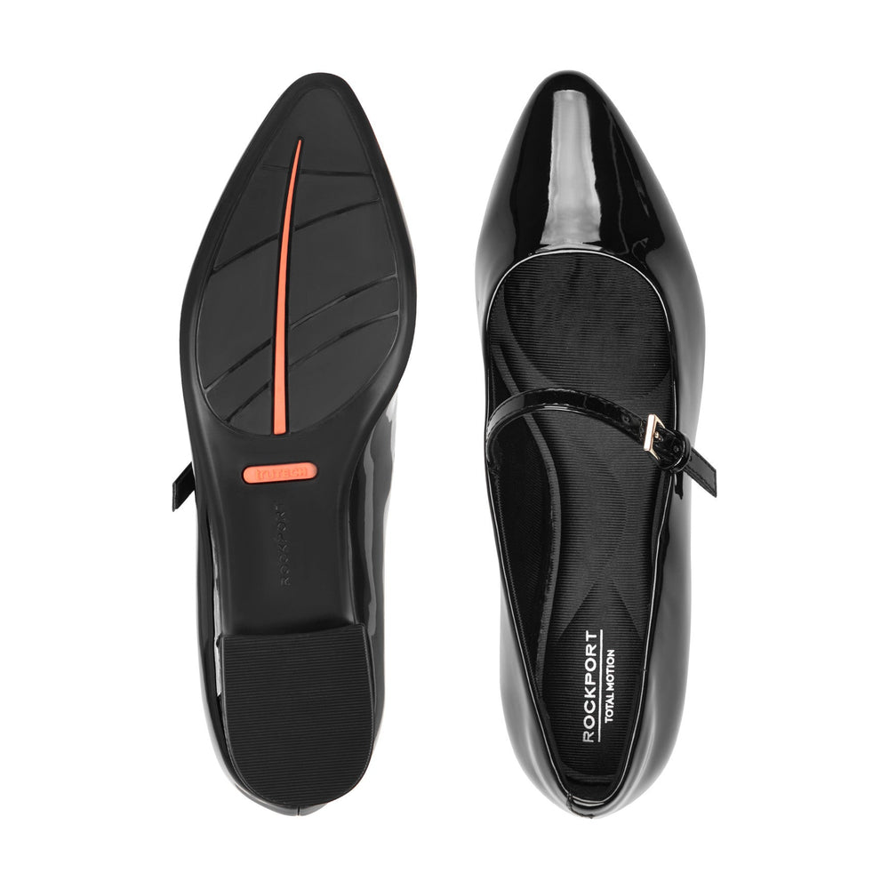 Rockport Women / Taren Total Motion Pointy Toe Dress Flats - Black