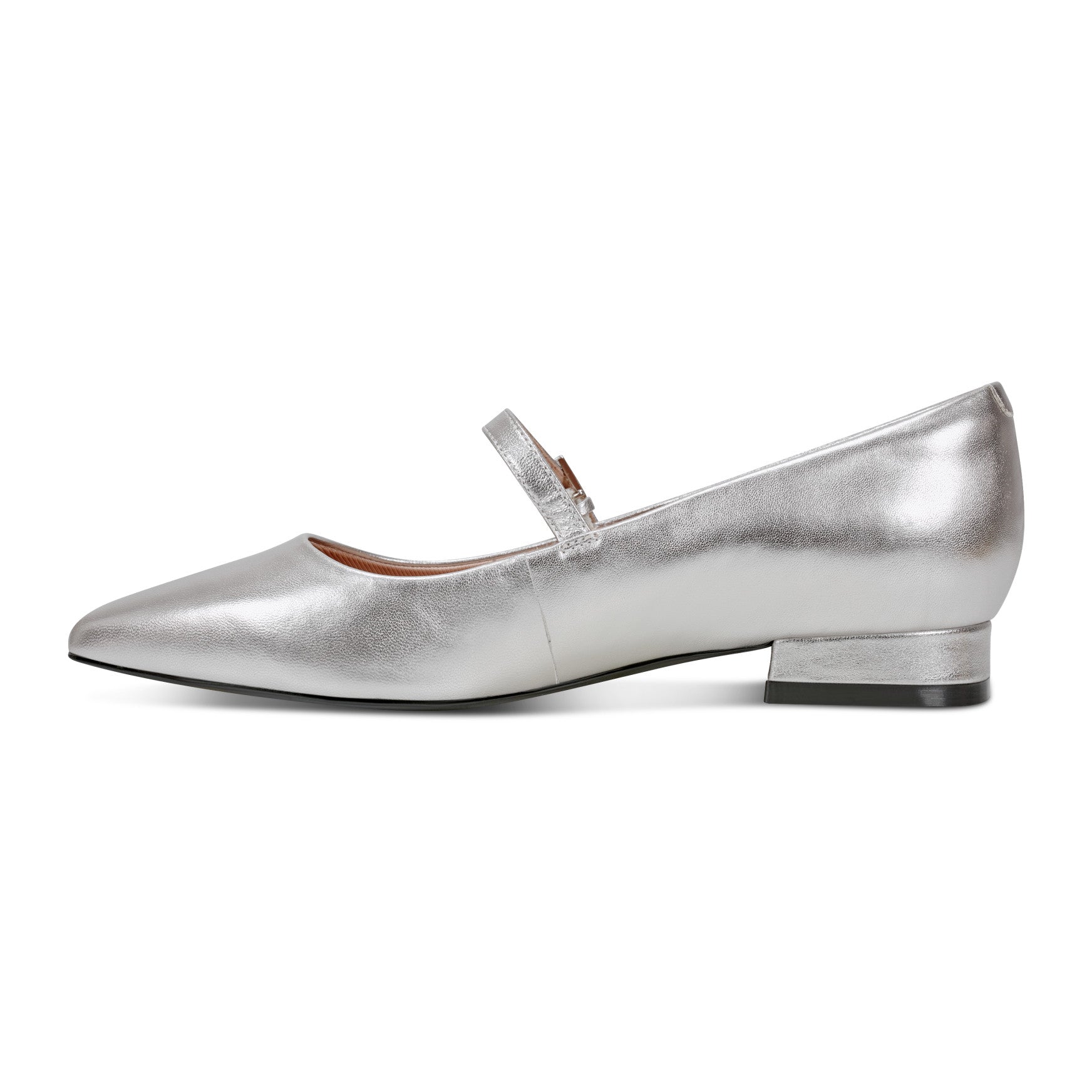 Rockport Women / Taren Total Motion Pointy Toe Dress Flats - Pewter Leather