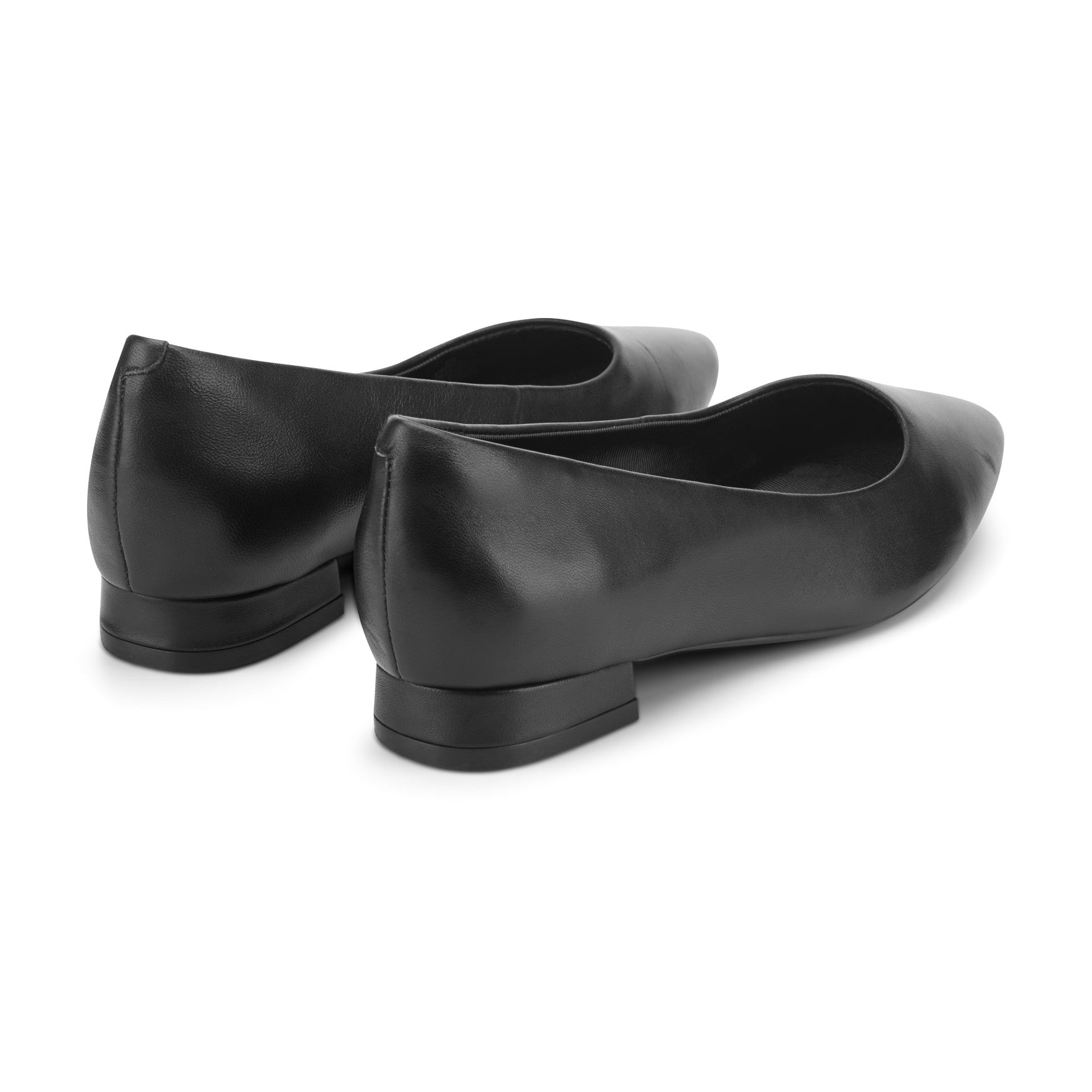 Rockport Women / Tessa Total Motion Pointy Toe Dress Flats - Black Leather